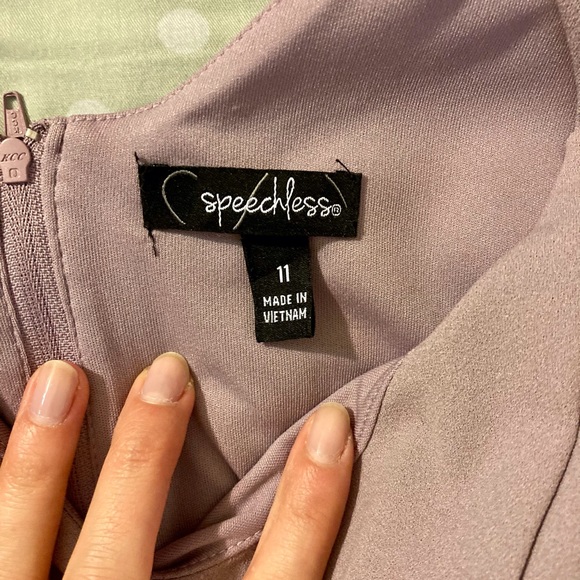 Speechless Juniors' Embellished Infinity-Waist Fit & Flare Dress - Picture 5 of 9